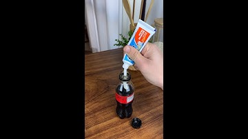 Mix toothpaste with coke, you