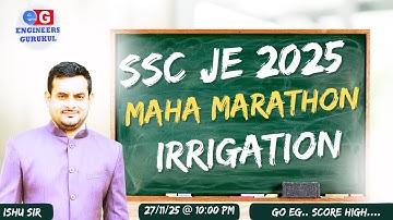 Irrigation Engineering in 1 Shot | Quick Revision for AE/JE/GATE | Civil Engg