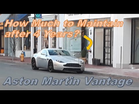 Aston Martin V8 Vantage Cost Buy and Maintain Over 4 Years