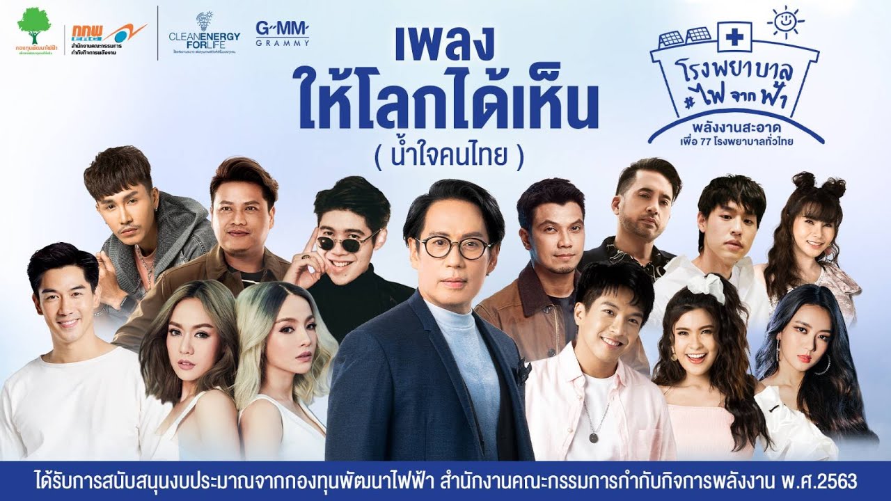 ปกเพลง ให้โลกได้เห็น (น้ำใจคนไทย) — BIRD THONGCHAI