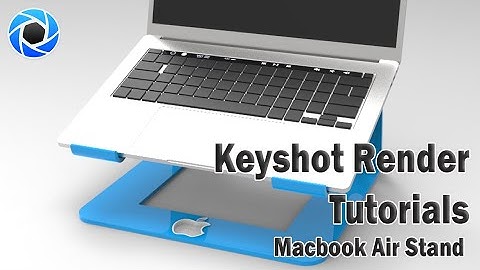 Best Keyshot Tutorial | Keyshot rendering of Laptop Stand for Macbook Air | Laptop stand