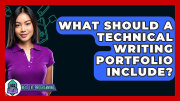 What Should A Technical Writing Portfolio Include? - Next LVL Programming
