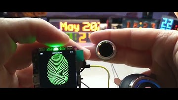 WIP DIY Finger Print Sensor Ignition Switch with Touch Start by #Hayri #PCBWay.com #CANBUS