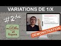 Demonstration  variations de la fonction inverse x  1x  seconde