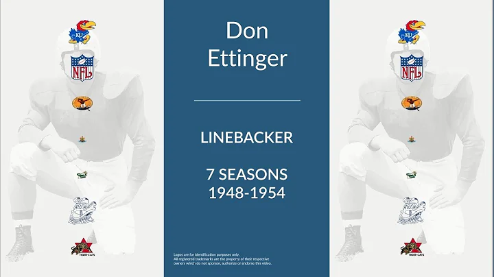 Don Ettinger: Football Linebacker and Guard