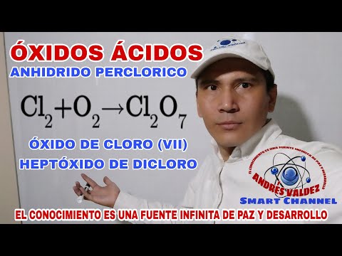 ANHIDRIDO PERCLORICO / ÓXIDO DE CLORO (VII) / HEPTÓXIDO DE DICLORO / ÓXIDOS ÁCIDOS Y NOMENCLATURA