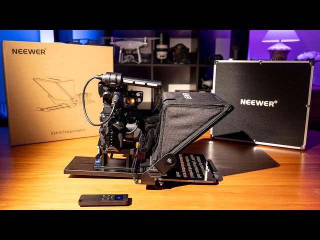 NEEWER Teleprompter X14 with RT 110 Remote & APP Control Review