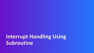 Ch - 6 | Tuotrial - 11 |Assembly Programming | I/O Programming | Interrupt Programming | CO / COA