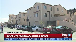 Ban On Foreclosures Ends