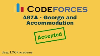 467A - George and Accommodation ( Codeforces ) Solution ( Bangla ) | C++ Language
