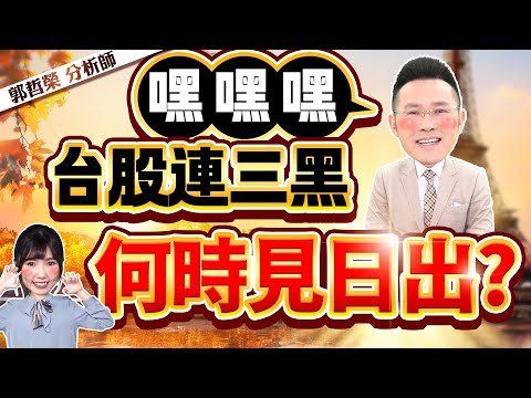 2022.12.08 郭哲榮分析師【嘿嘿嘿 台股連三黑 何時見日出?】 (字幕版)