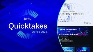 IOTA Quicktakes 26.02.2024: Migration Tool, IEEE Submission Deadline extended, #DeepSeaAdventures. by IOTA Foundation 662 views 2 months ago 35 seconds