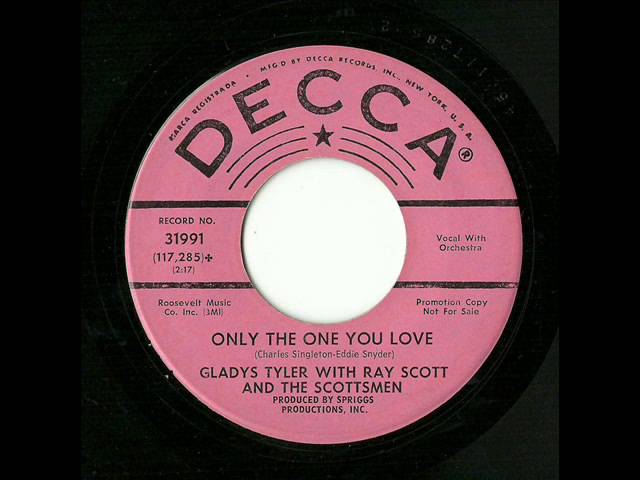 Guarda Gladys Tyler With Ray Scott And The Scottsmen - Only The One You Love (Decca) su YouTube Guarda Gladys Tyler With Ray Scott And The Scottsmen - Only The One You Love (Decca) su YouTube
