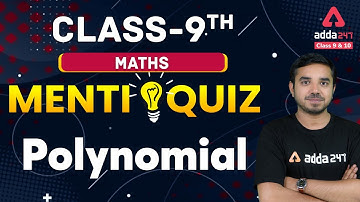 Class 9 Maths Chapter 2 Menti Quiz Live | Polynomial Menti Quiz | NCERT Maths
