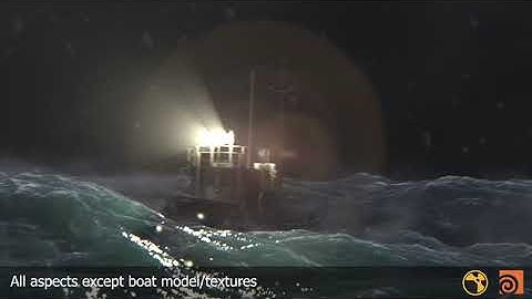 Boat Crashing into Wave - Houdini FX