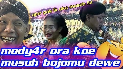 kiswan Gandrung karo bojone lucune ra jamak" gawe pak Seno karo penonton e kepingkel-pingkel 😅😅😂😅