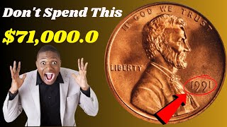 "Rare 1991 Penny Valued at Over a Million Dollars - The Proof!" - Coins Worth Money Look For This