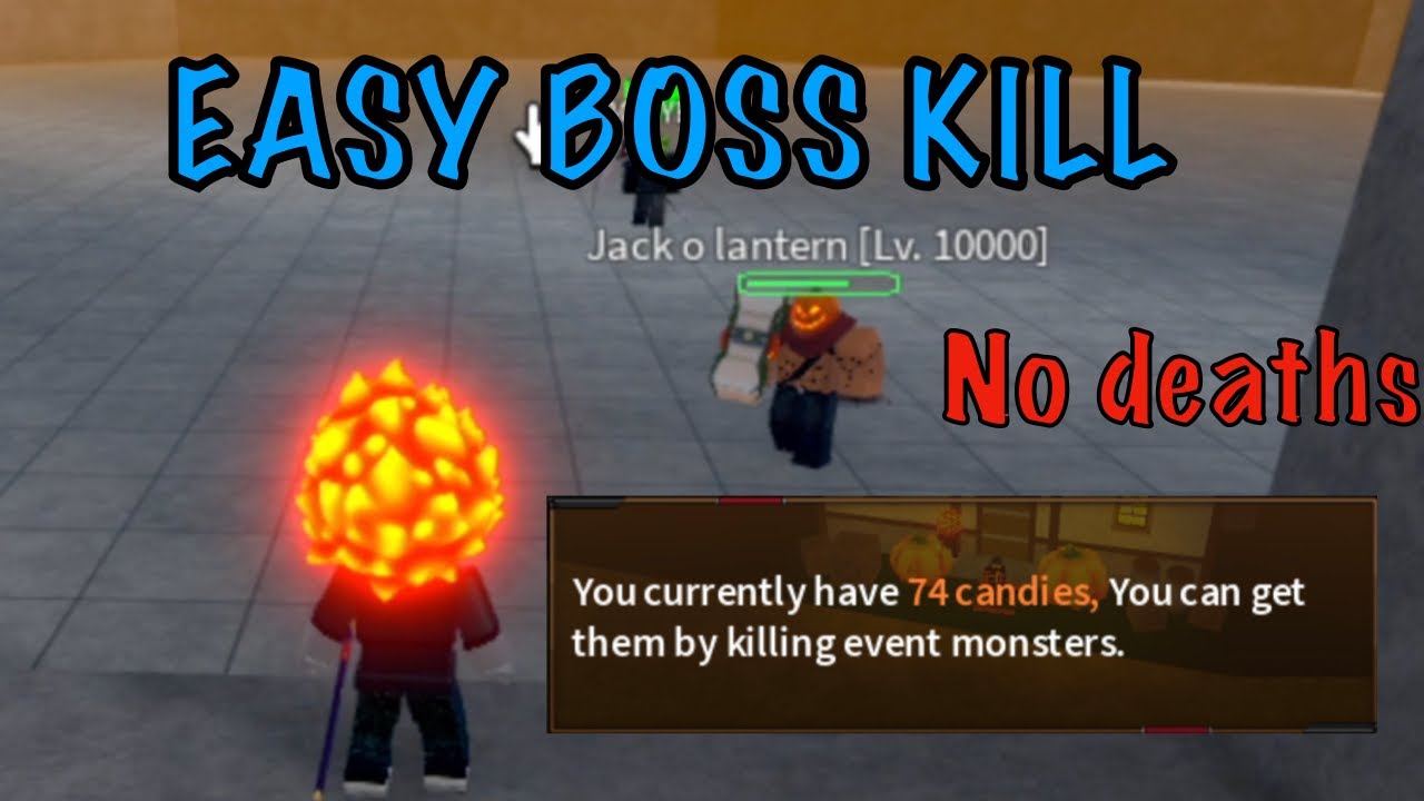 How To Spawn the Jack-O-Lantern Boss in King Legacy