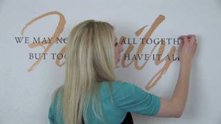 Wall Written Vinyl Wall Decals FAQ Series - Removing Your Statement