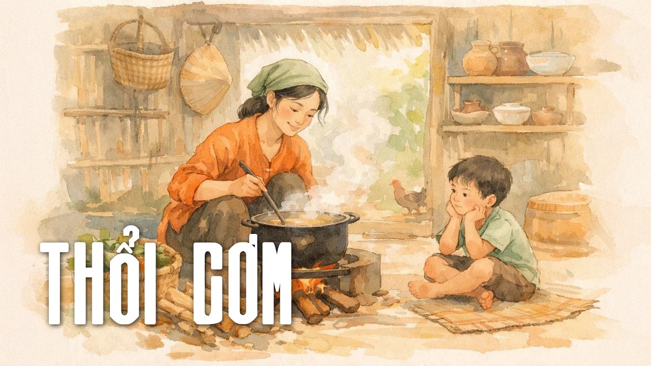 Nhớ mùi THỔI CƠM xưa... ✨ Nhạc chill thư giãn Piano & Sáo trúc gợi lại ký ức xưa