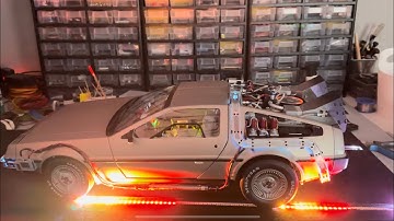 Test of Time Travel Base with the Delorean *in progress *