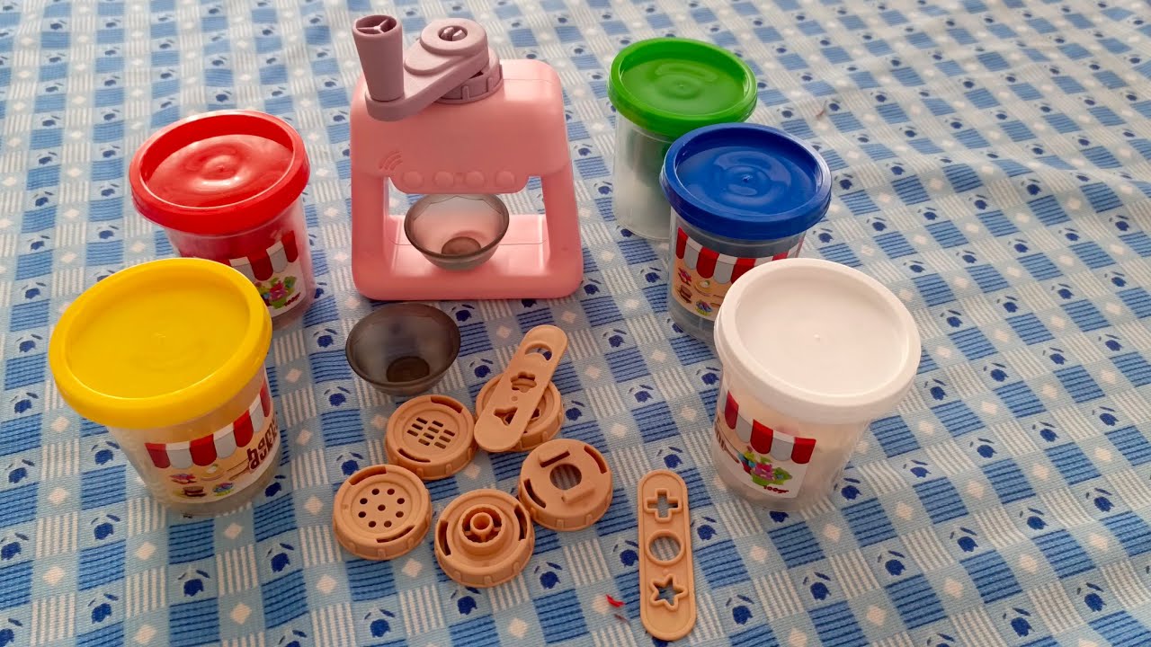 Part-1 Oyun hamurundan harika şekiller yaptık. Duru abalasına oyun hamuru aldı. #oyunhamuru #makina 