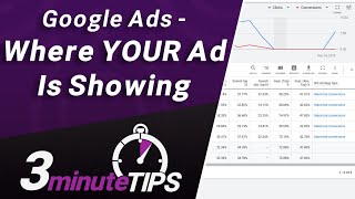 Google Ads   Where Your Ad is Showing - #1 Spot, Top of Page, Bottom of Page?
