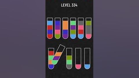 Water Sort Puzzle Level 334 Walkthrough Solution Android/iOS 💦