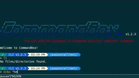 CommandBox 4.5 Server OpenJDK Version
