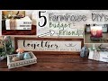 5 FARMHOUSE DIY's + Where I have been and changing my channel || Moore Decal & Decor