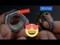 六角ナットを美しいリングに変える | ハンドツール付き | Turn a Hex Nut into Beautiful Ring | with Hand Tools [CRAZY HACK]