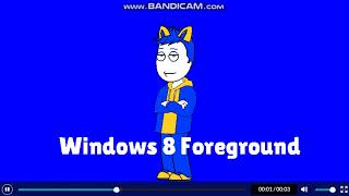 I say Windows 8 Foreground