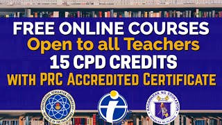 Free 15 CPD Credits for Teachers With PRC Accredited Certificate I SEAMEO INNOTECH