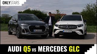 Mercedes GLC 300 4matic AMG Line VS Audi Q5 45 TFSI Quattro S Line - German SUV Comparison !