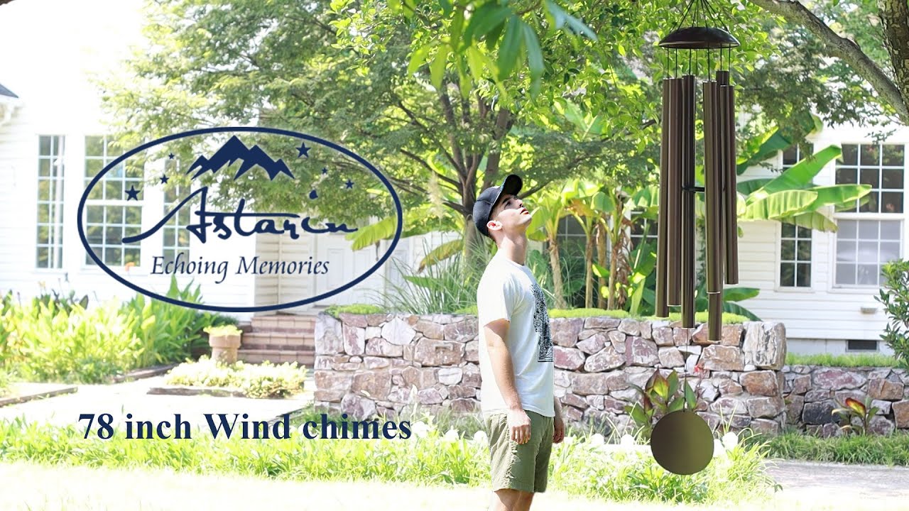 New Release - ASTARIN Extra Large Wind Chimes, 78" Bronze Harmonic Deep Tone Bass Bell Chime Outside