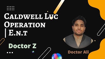 Caldwell Luc Operation | Dr Ali | Doctor Z