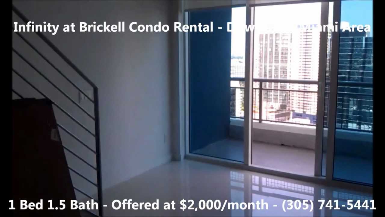 Infinity At Brickell 1 Bedroom Condo Rental Downtown Miami Youtube