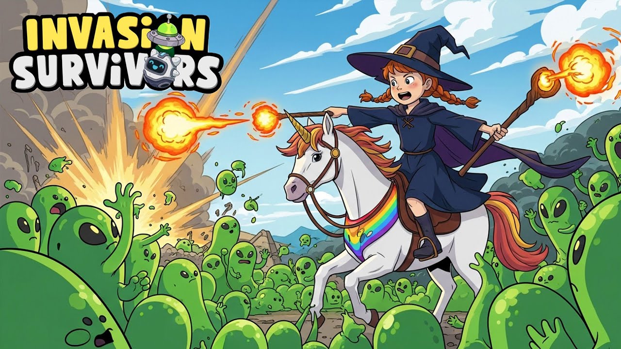 Can I Survive the Alien Swarm As A Witch? - Invasion Survivors - YouTube
