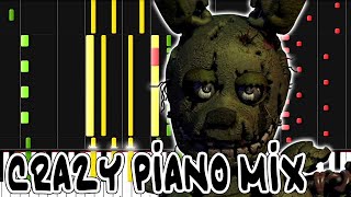 Crazy Piano Mix! DIE IN A FIRE [Five Nights at Freddy's 3] The Living Tombstone