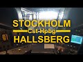 TRAIN DRIVER'S VIEW: Stockholm-Hallsberg (via Västerås)