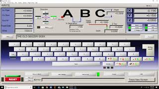 Celebrity Mach3 Tutorial Part 3 Text Engraving Profile