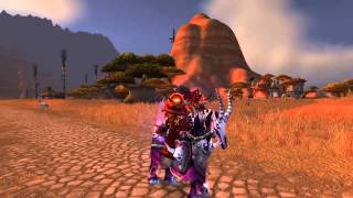 World of Warcraft WoD - Purple Skeletal Warhorse mount (WoW patch 6.0.3)