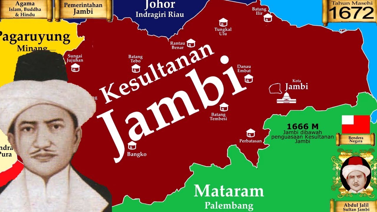 Download Sejarah Kesultanan Jambi hingga Provinsi Jambi Tahun 1 - 2020 Masehi