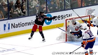 Kent Johnson's "Michigan Goal" vs Islanders - March 24th, 2023 (HD)