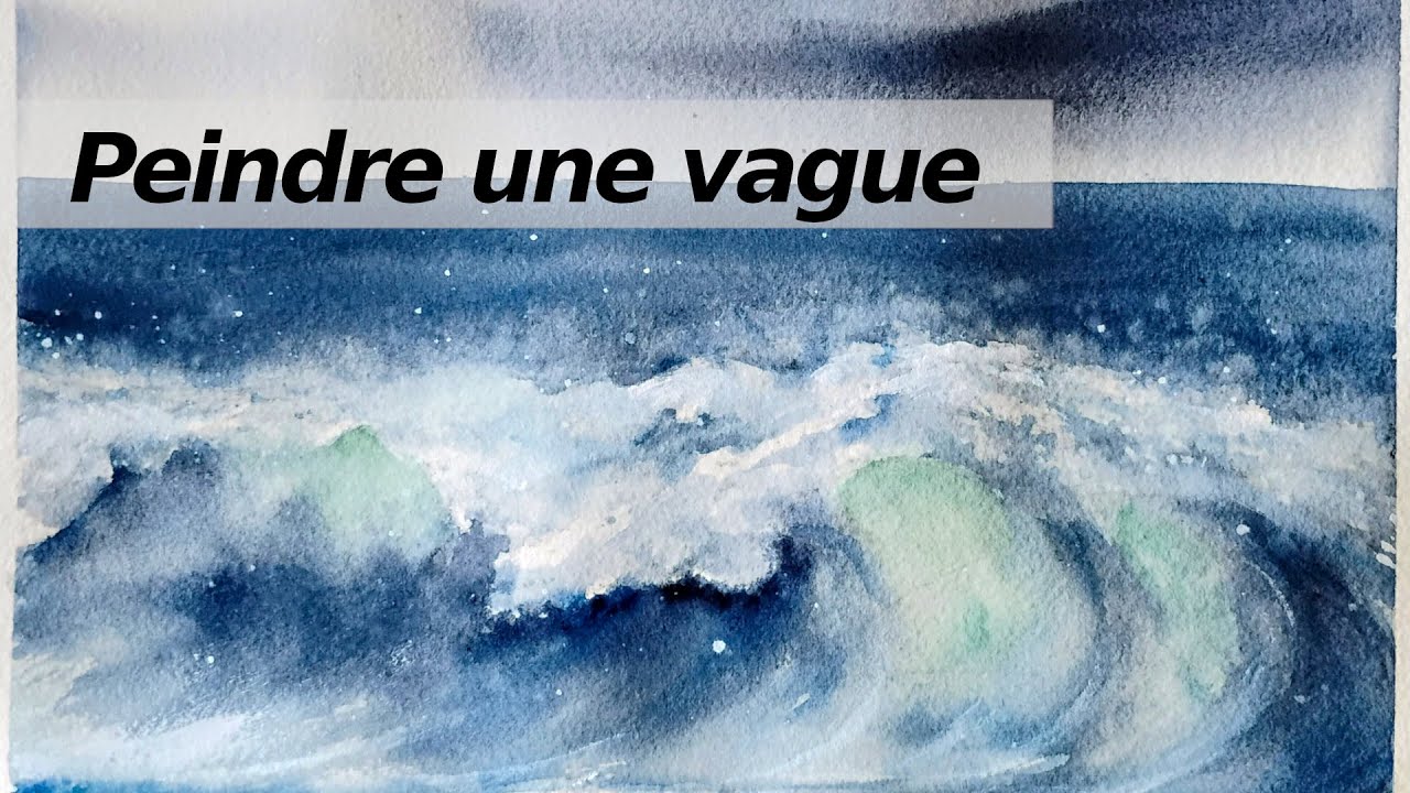 Le secret pour réussir à peindre une superbe vague