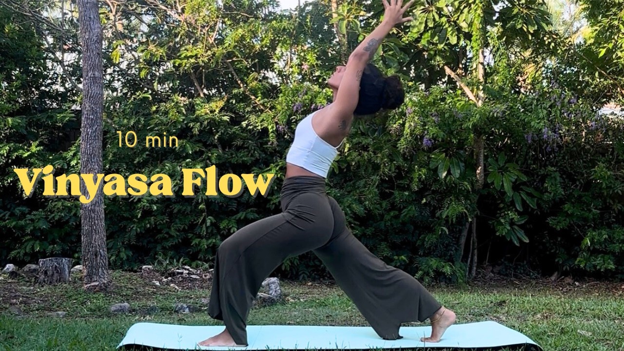 10 Min Beginner Vinyasa Flow | Full Body Stretch & Release ☯️
