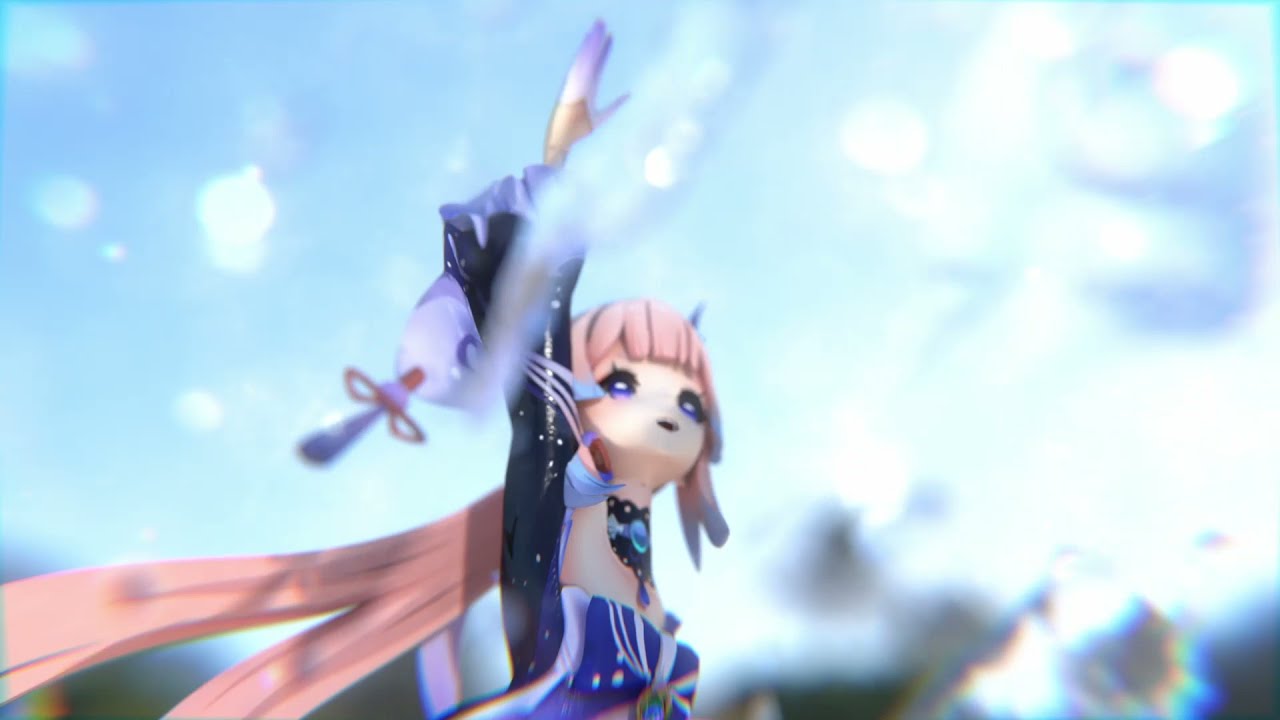 Kokomi Splash Genshin Impact Blender render YouTube