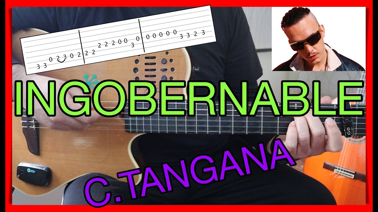 LOS TONTOS ✓ | C.TANGANA \u0026 KIKO VENENO | TUTORIAL COMPLETO de GUITARRA | 4  ACORDES 🎸 - YouTube