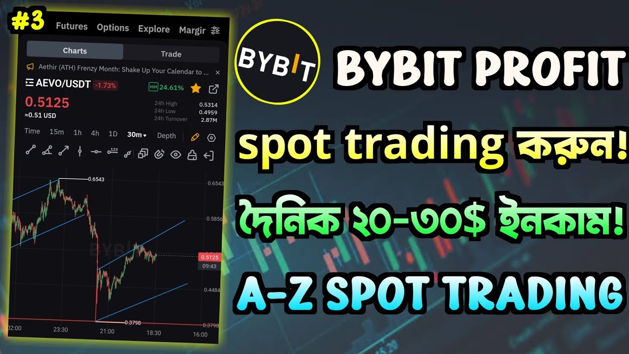 bybit spot trading beginners Bangla | how to trade spots in bybit ...