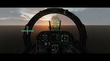 Digital Combat Simulator  F/A-18 ACLS Carrier Landing || DCS in game comms